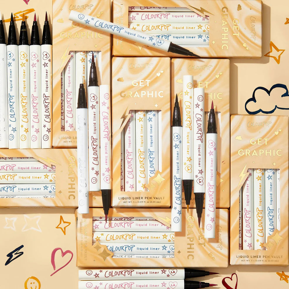 Get Graphic Liquid Eyeliners Set - By Mary Spahn
