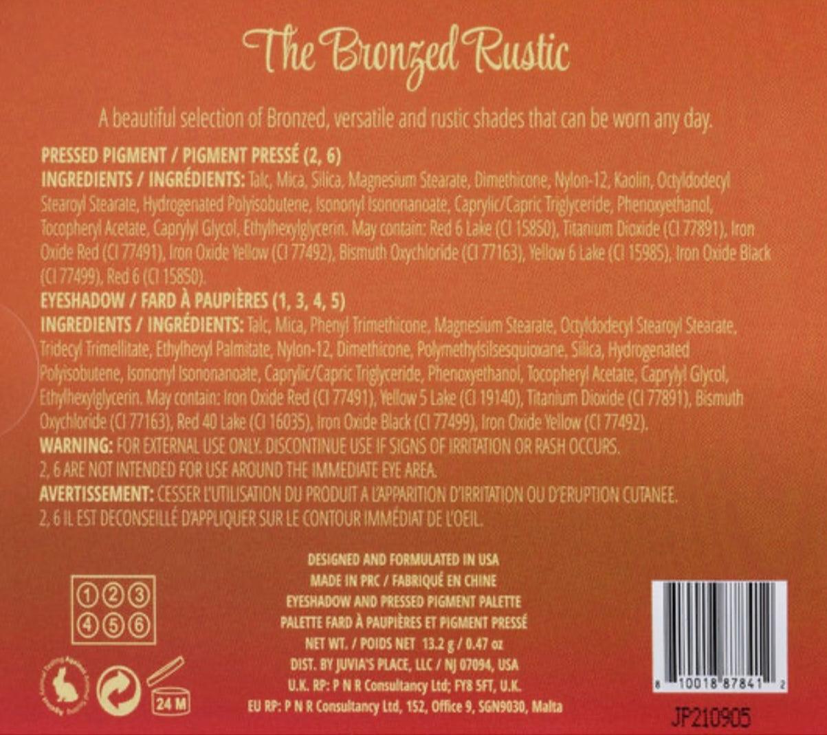 Bronzed Rustic Eyeshadow Palette - By Mary Spahn