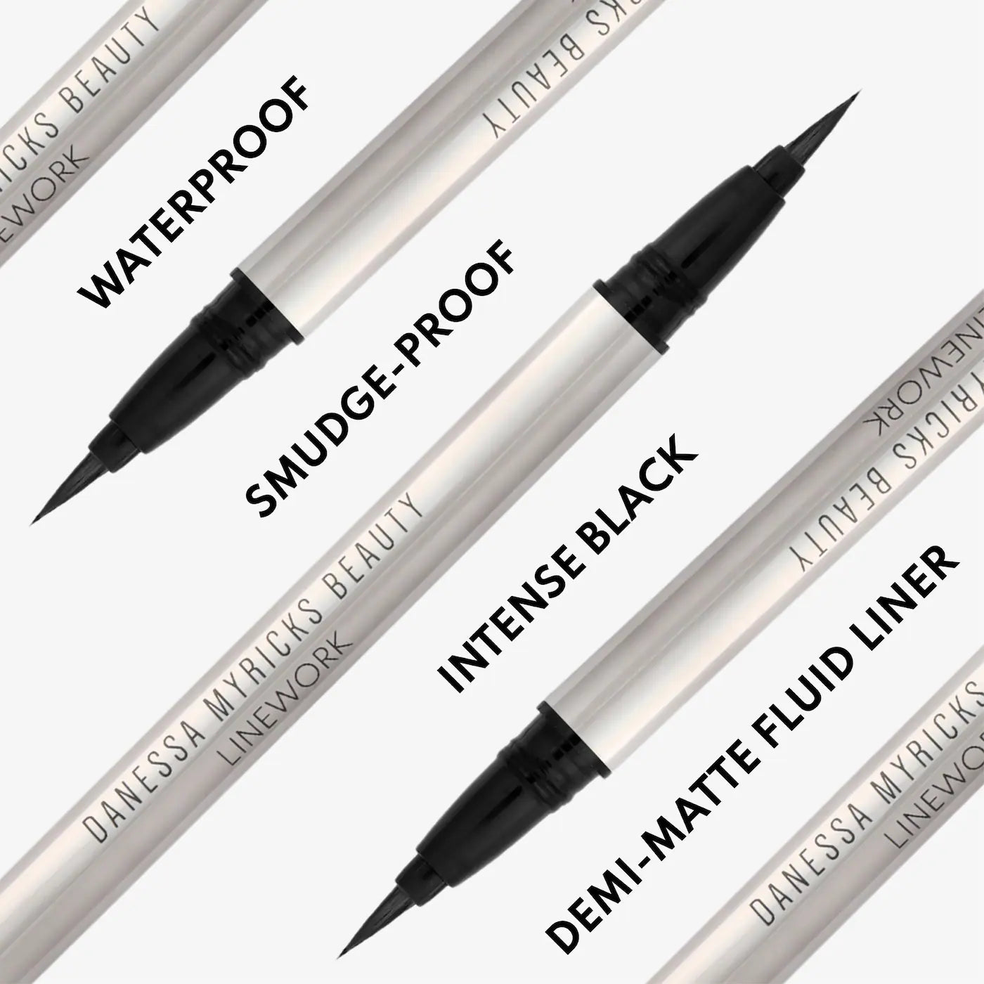 Delineador líquido waterproof - Linework Paintbrush Fluid Liquid Eyeliner