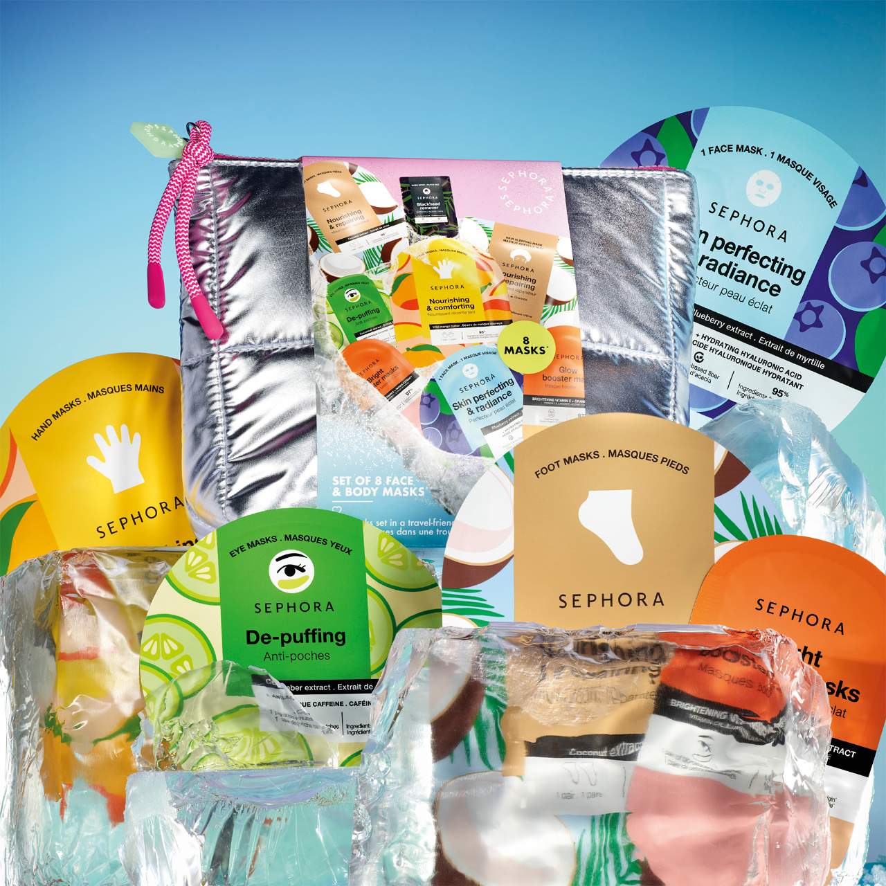 Set de Mascarillas - SEPHORA COLLECTION Set of 8 Face & Body Masks