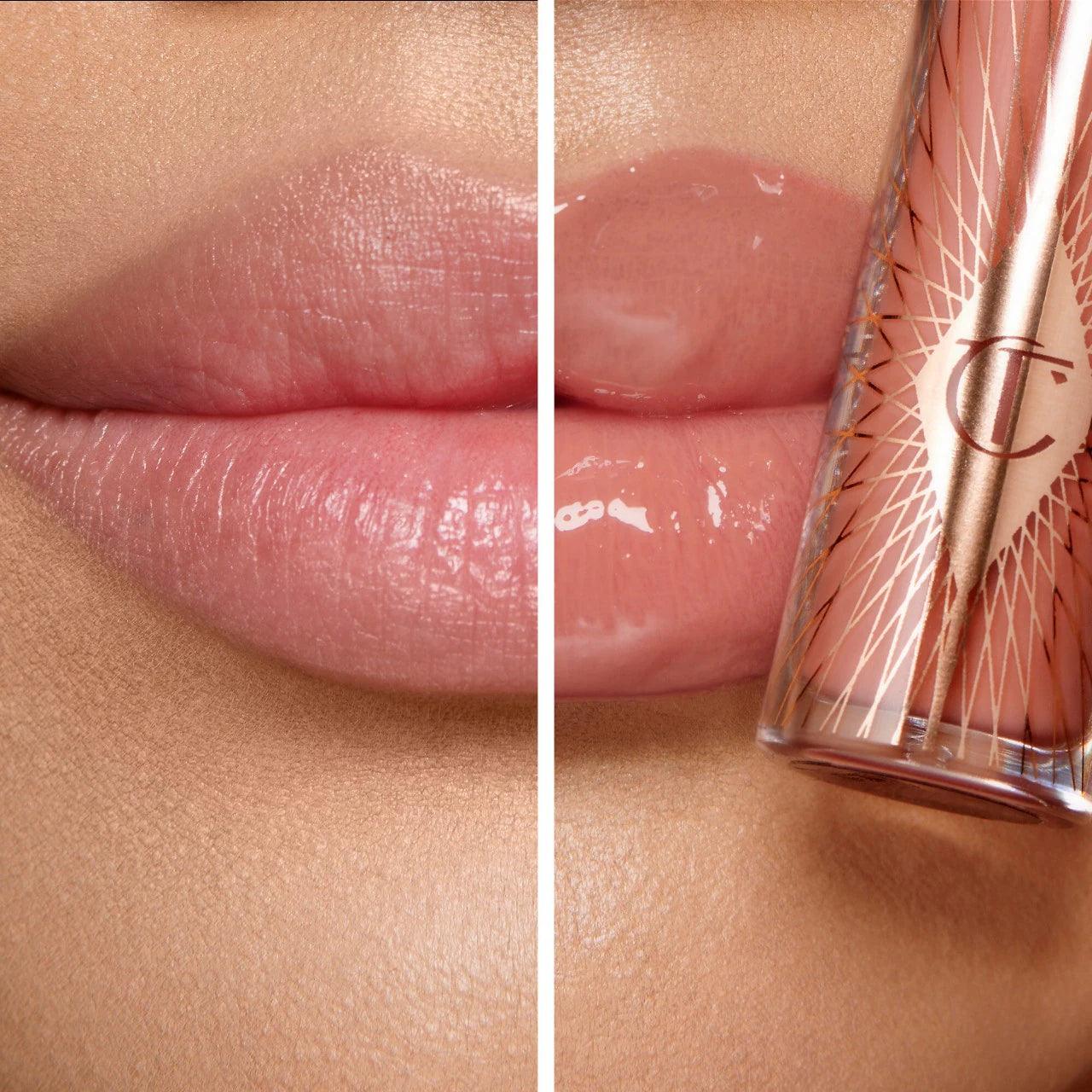 Mini Glossy Pink Lip Gloss + Lip Liner Set - By Mary Spahn