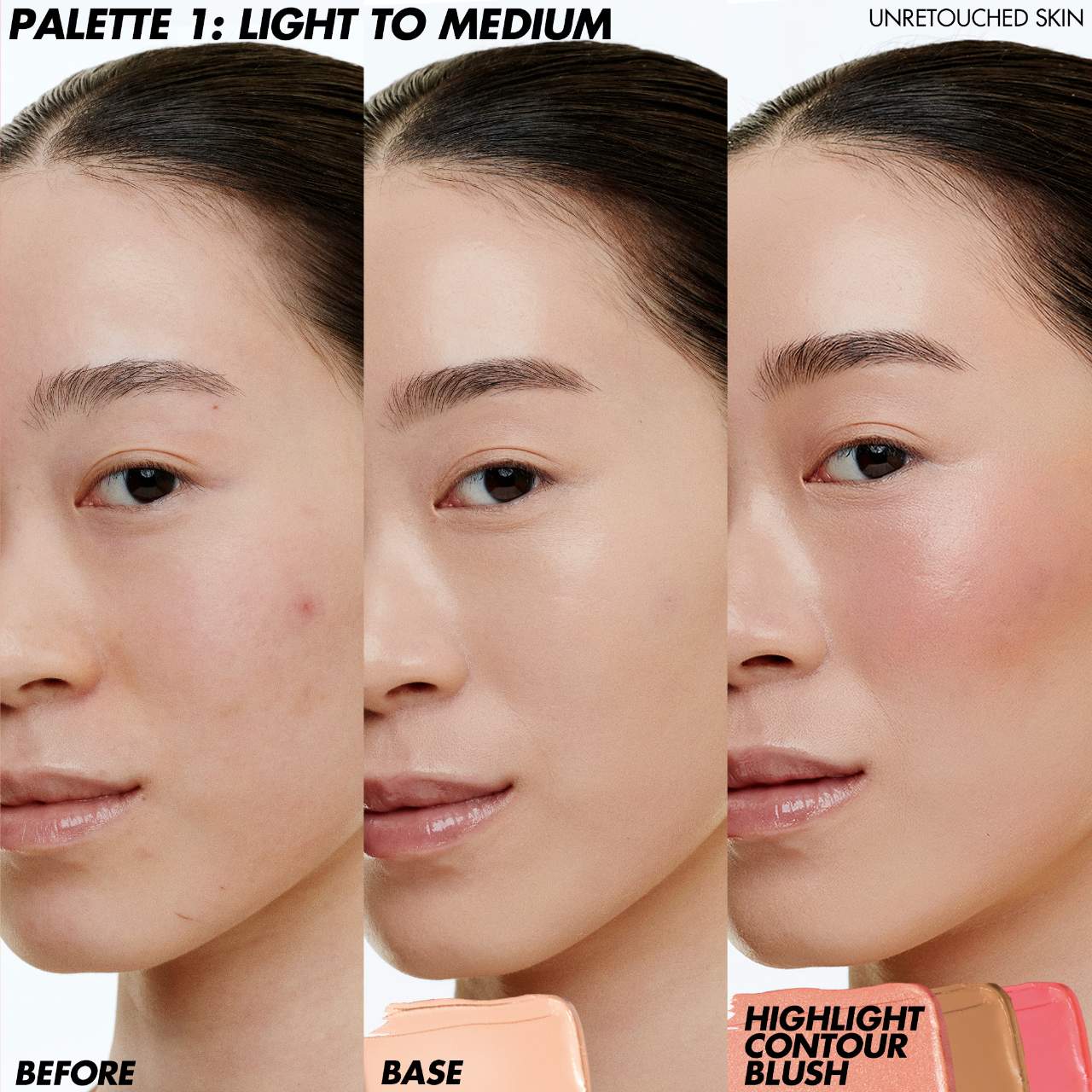 Paleta de maquillaje - HD Skin Face Essentials – Longwear Full Face Cream Palette