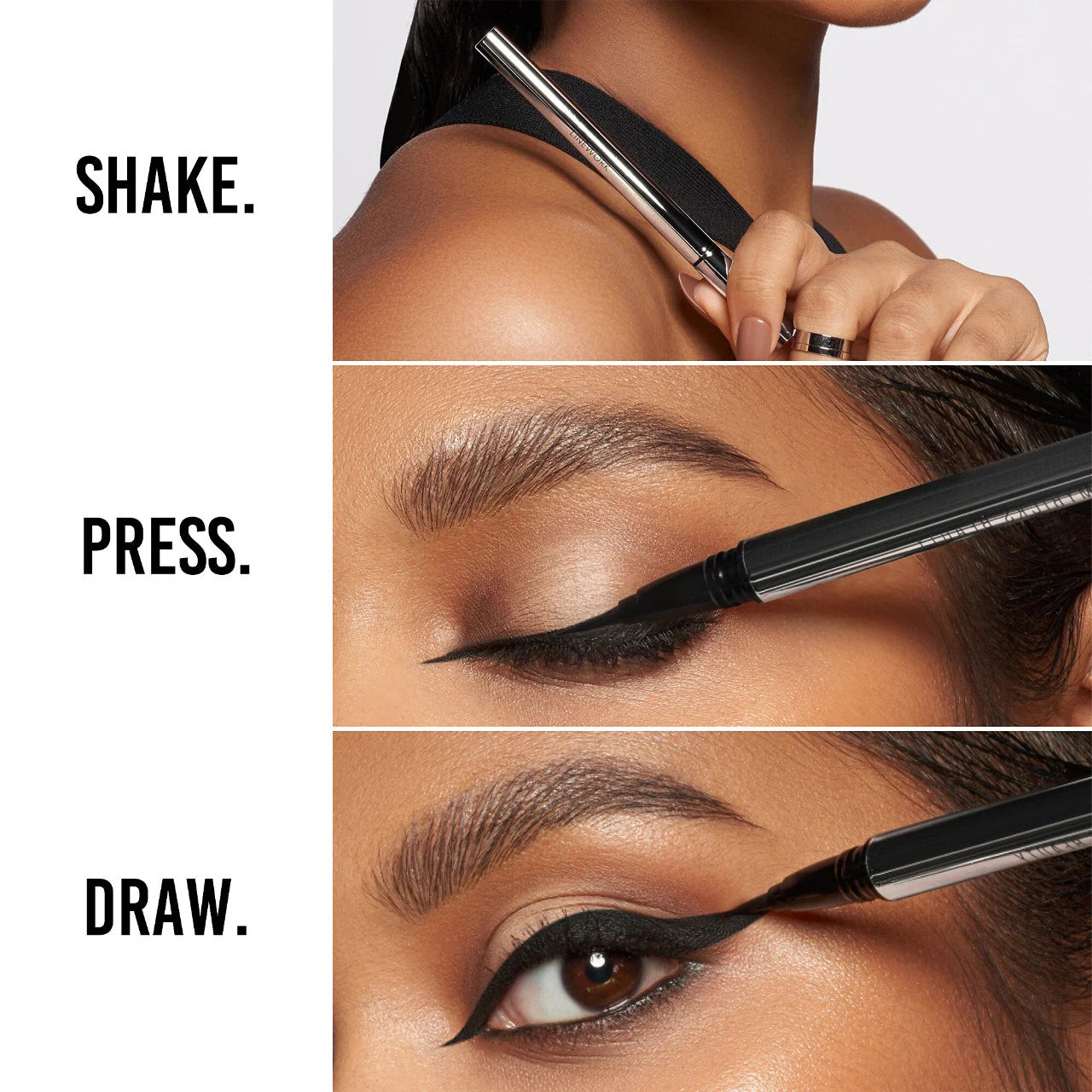 Delineador líquido waterproof - Linework Paintbrush Fluid Liquid Eyeliner