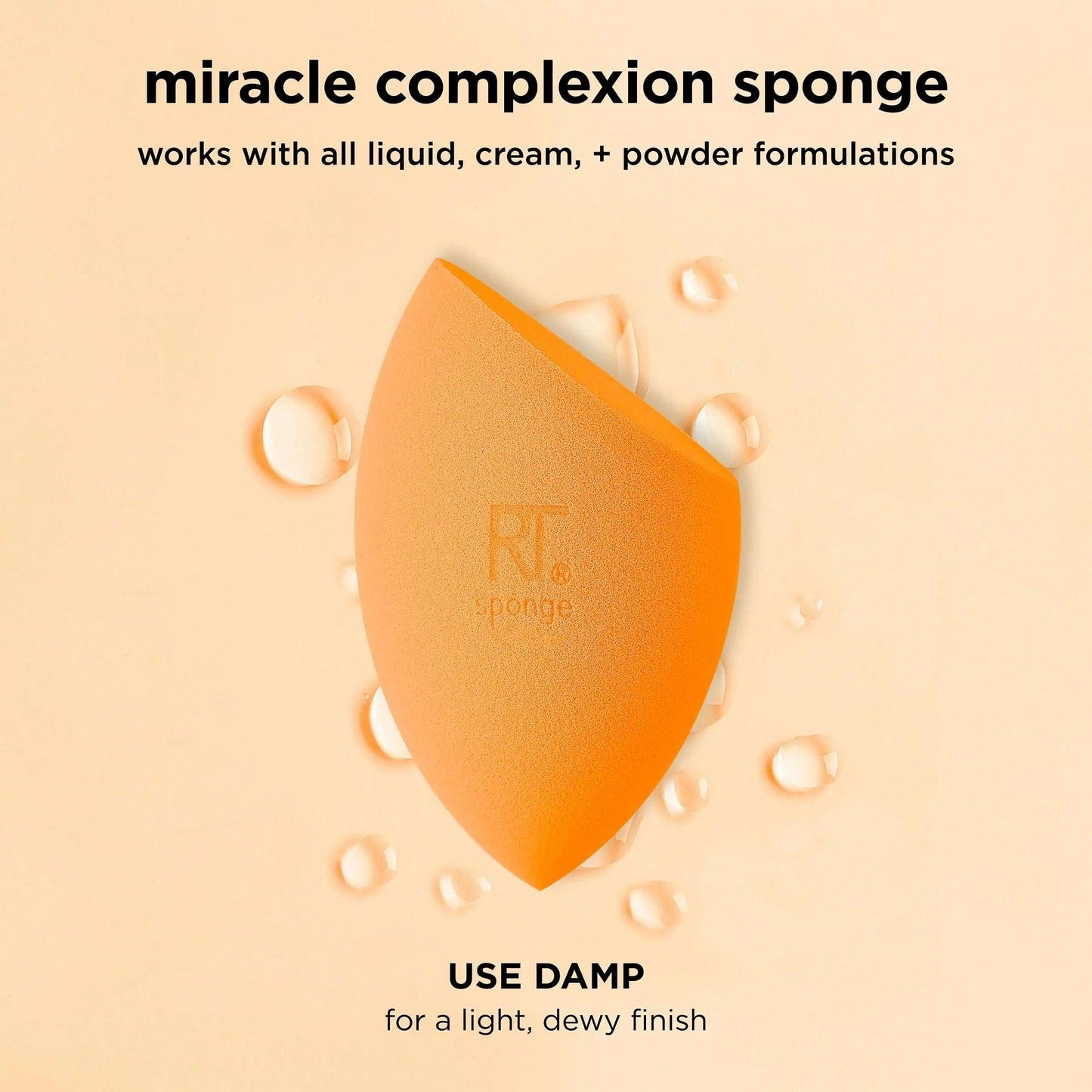 Esponja de maquillaje con estuche de viaje. Miracle Complexion Sponge Makeup Blender + Travel Case