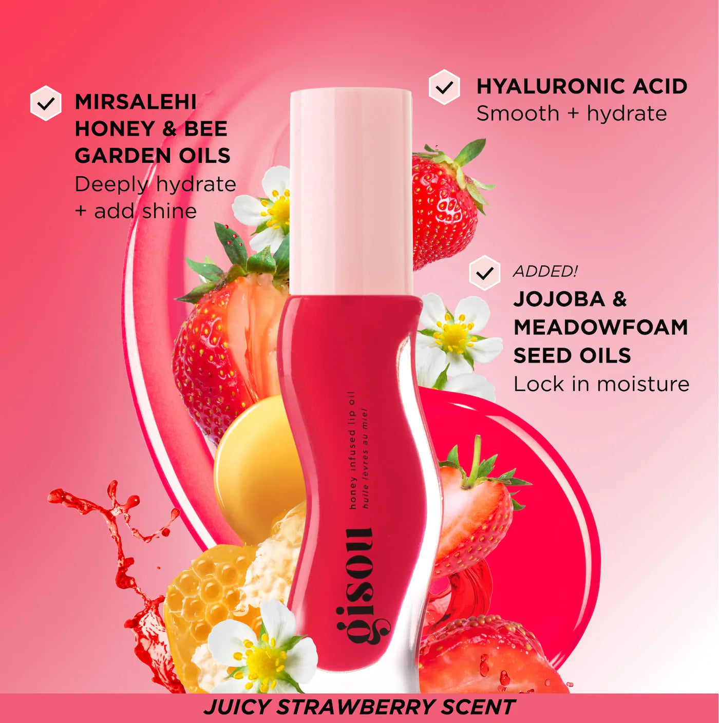 LIP OIL - Gisou Honey Infused Hydrating Lip Oil