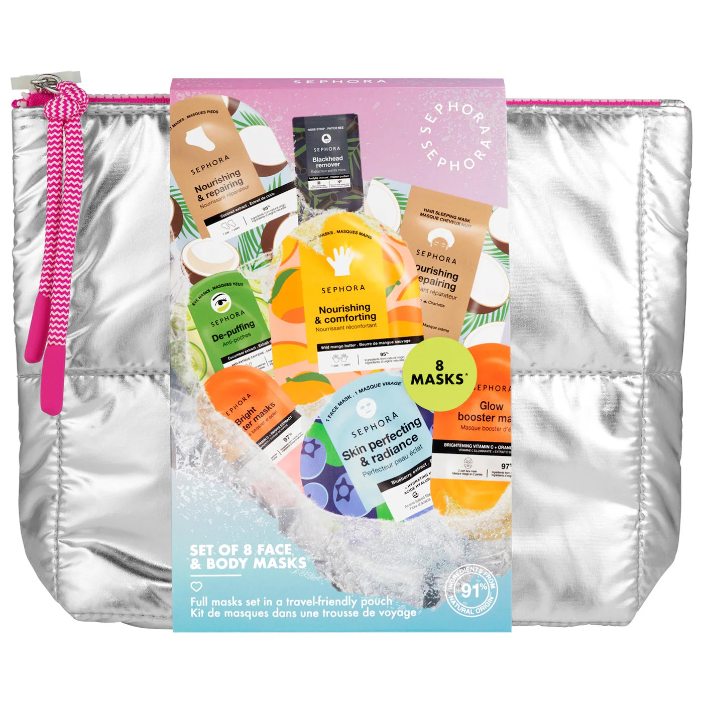 Set de Mascarillas - SEPHORA COLLECTION Set of 8 Face & Body Masks