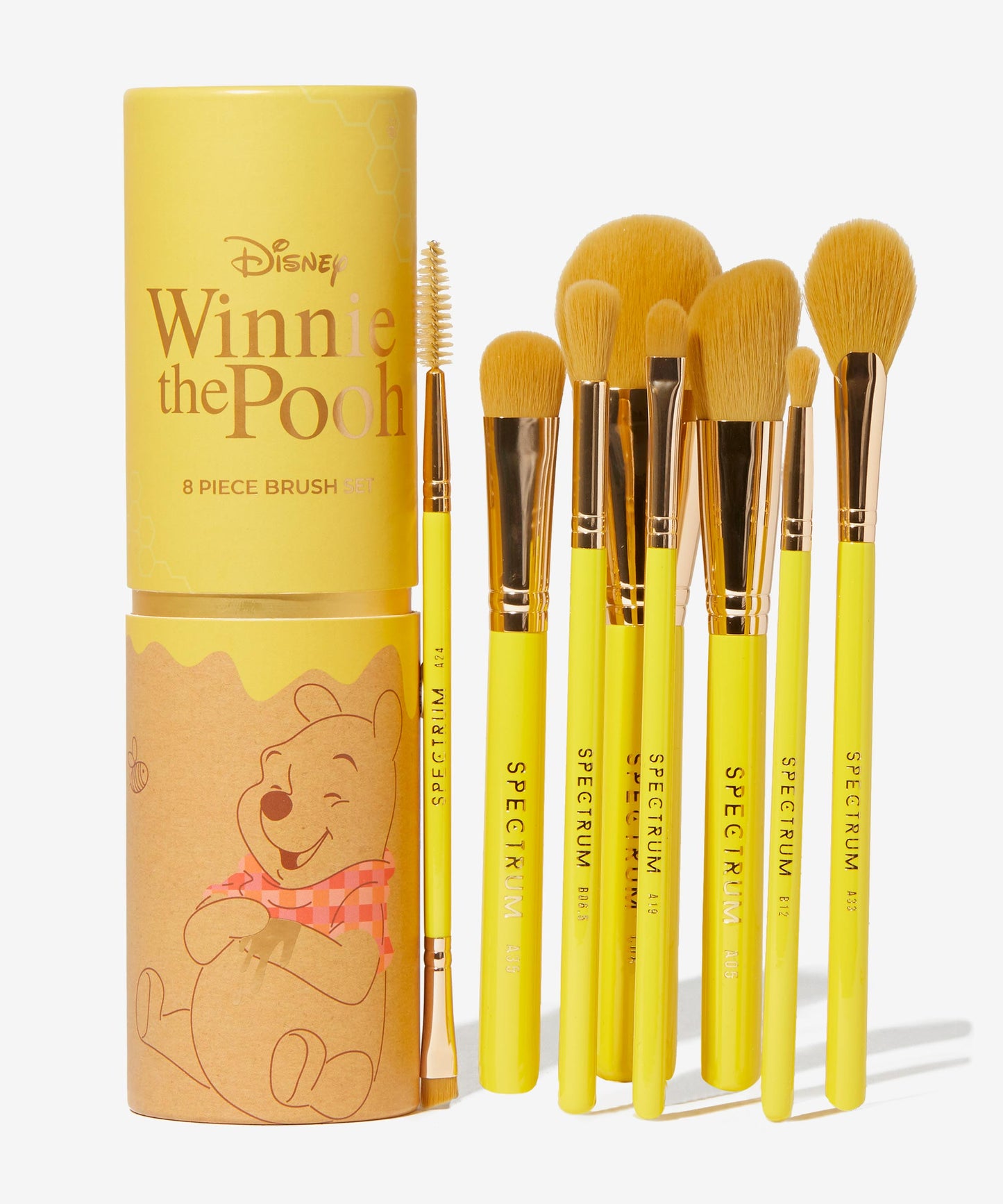 Set de Brochas de Maquillaje - Winnie the Pooh 8 Piezas EDICION LIMITADA