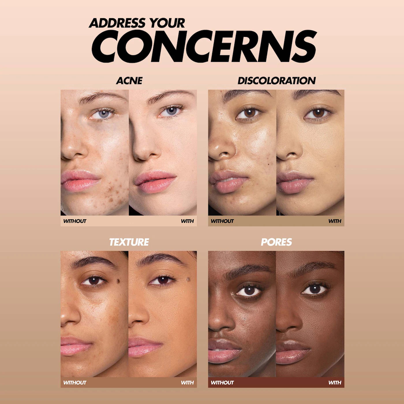Base de Maquillaje - Mini HD Skin Undetectable Longwear Foundation