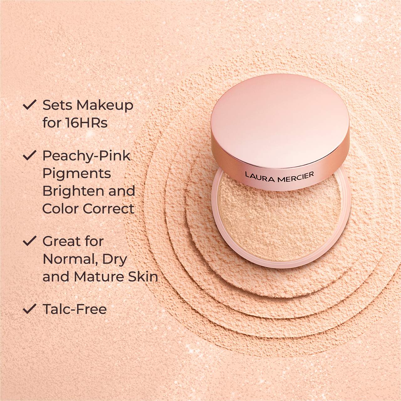 Polvo para sellar - Mini Translucent Loose Setting Powder Ultra Blur Tone-Up for Brightening