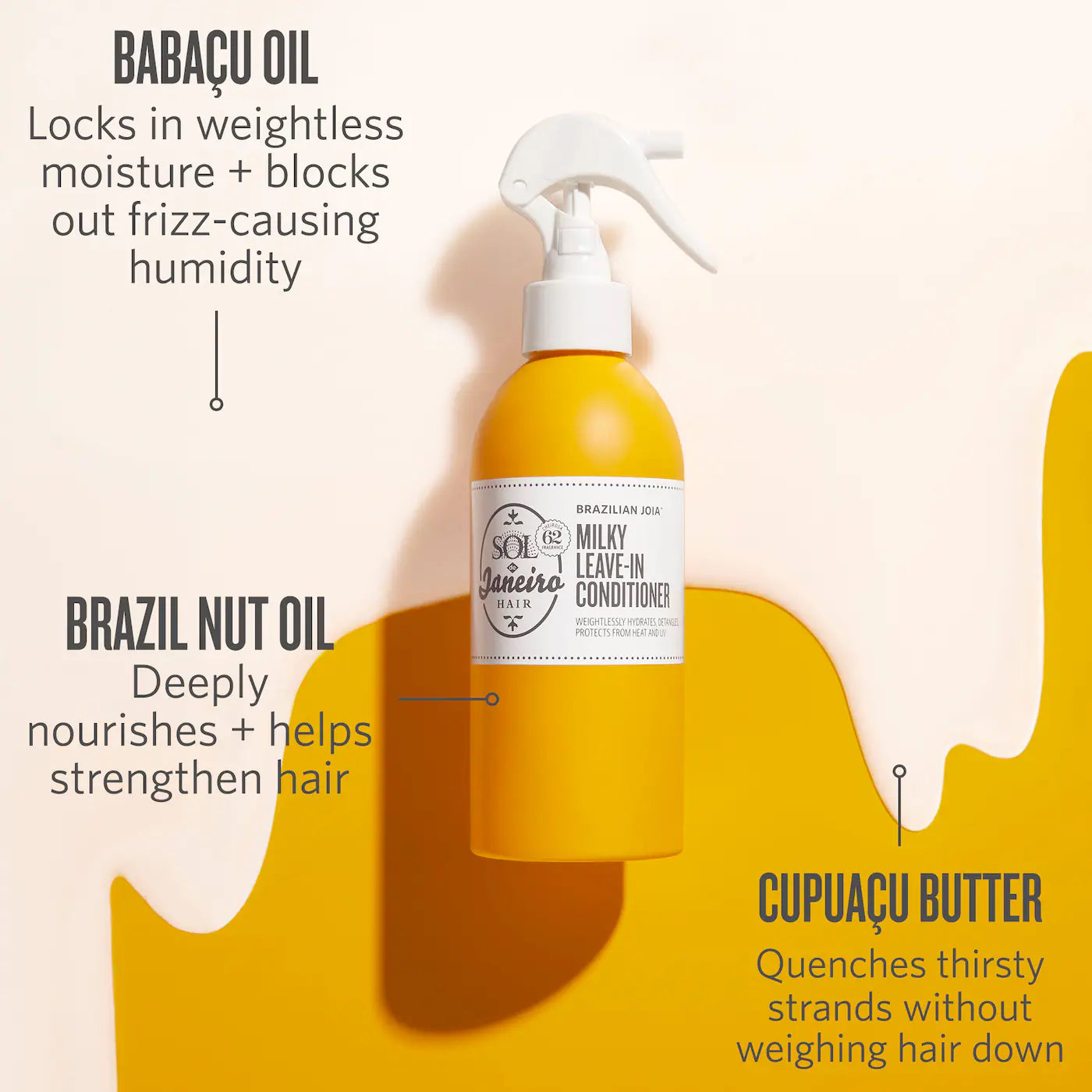 Spray Capilar - Brazilian Joia Milky Leave-in conditioner