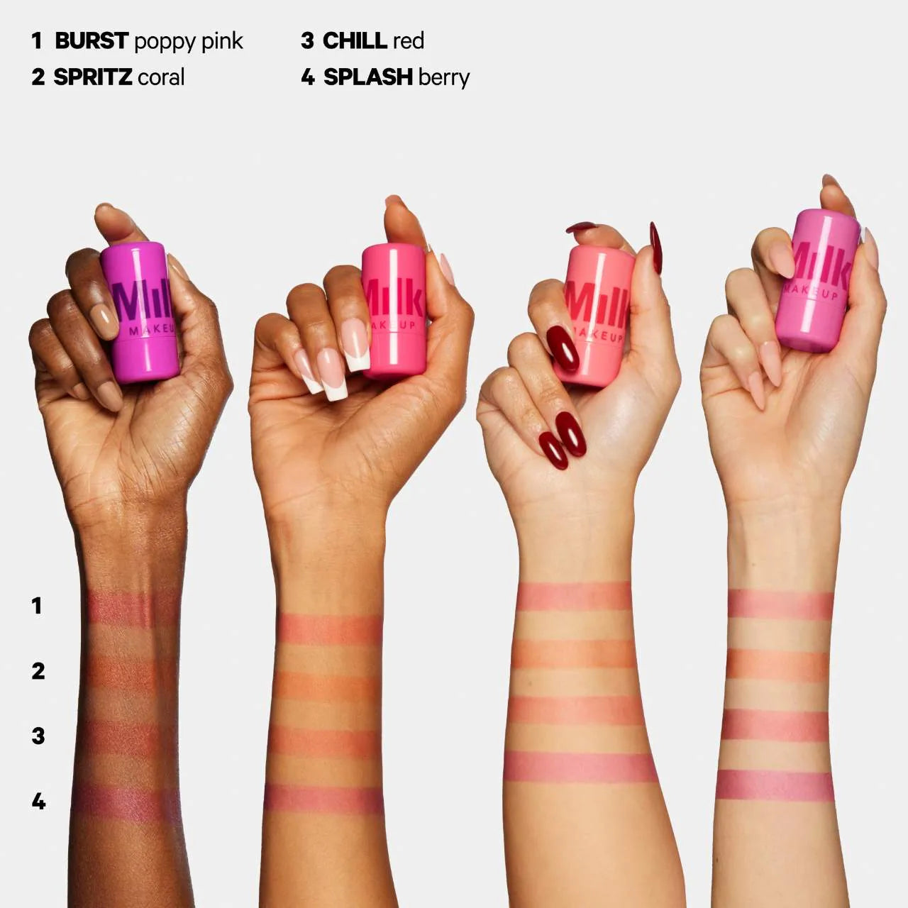 milk Tinta de mejillas y labios en gel - Cooling Water Jelly Tint Lip + Cheek Blush Stain