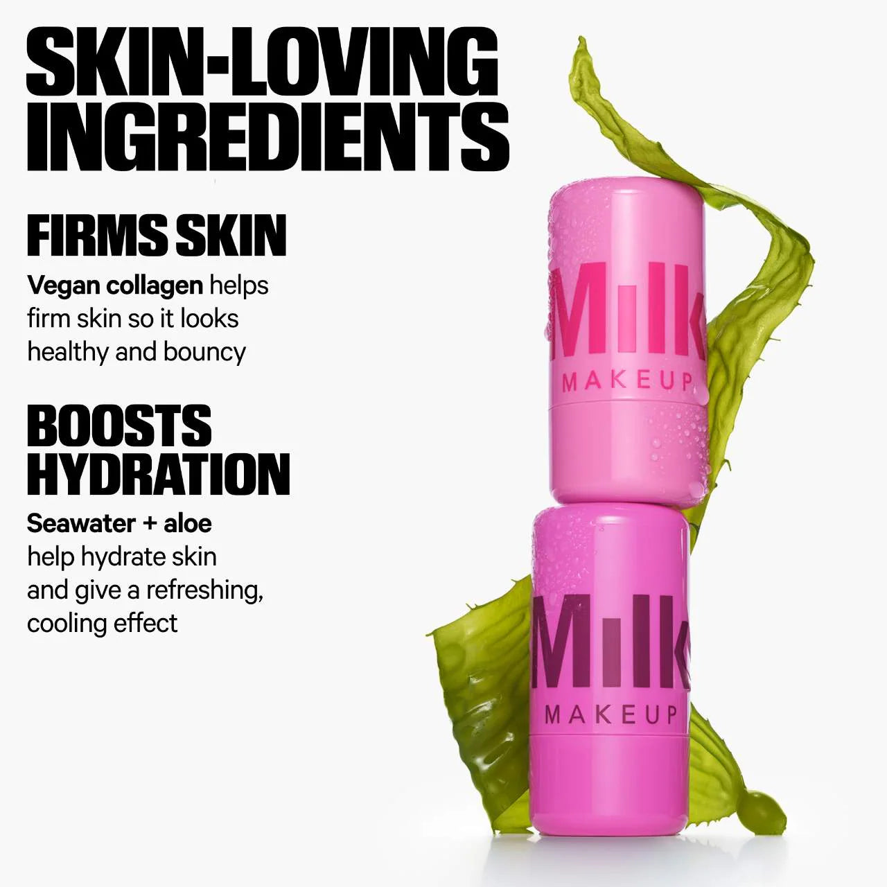 milk Tinta de mejillas y labios en gel - Cooling Water Jelly Tint Lip + Cheek Blush Stain