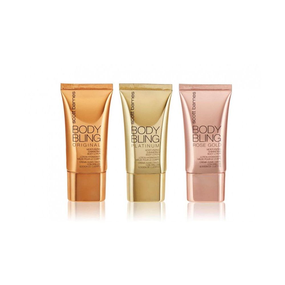 Set Body Bling - Hidratantes Corporales En Crema Iluminosos