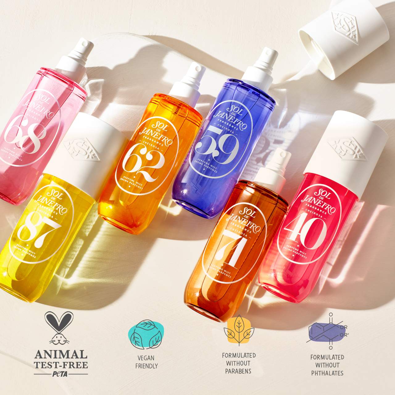 sol de janeiro Perfume Mist Brazilian Crush Cheirosa ’68 Beija FlorHair & Body Fragrance Mist
