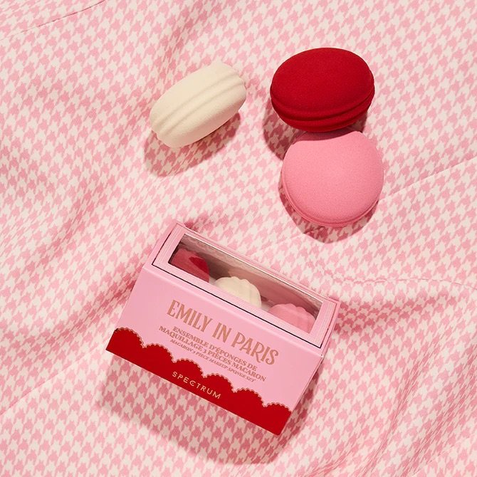 Set de Esponjas de Maquillaje - Emily in Paris 3 Piezas EDICION LIMITADA