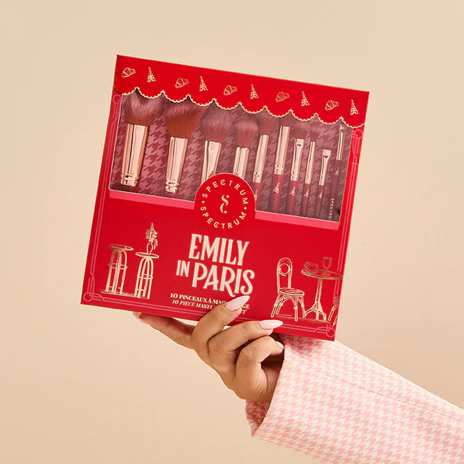 Set de Brochas de Maquillaje - Emily in Paris 10 Piezas