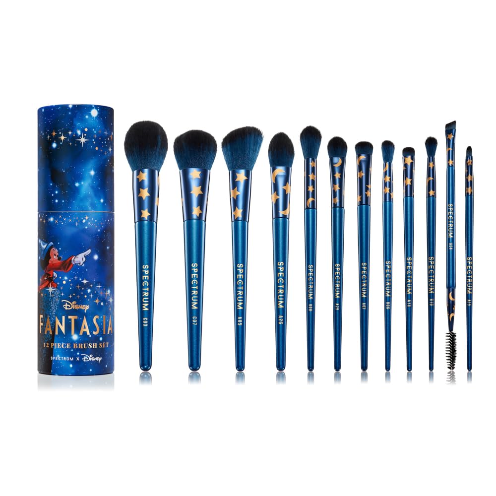 Set de Brochas de Maquillaje - Disney Fantasia 12 Piezas