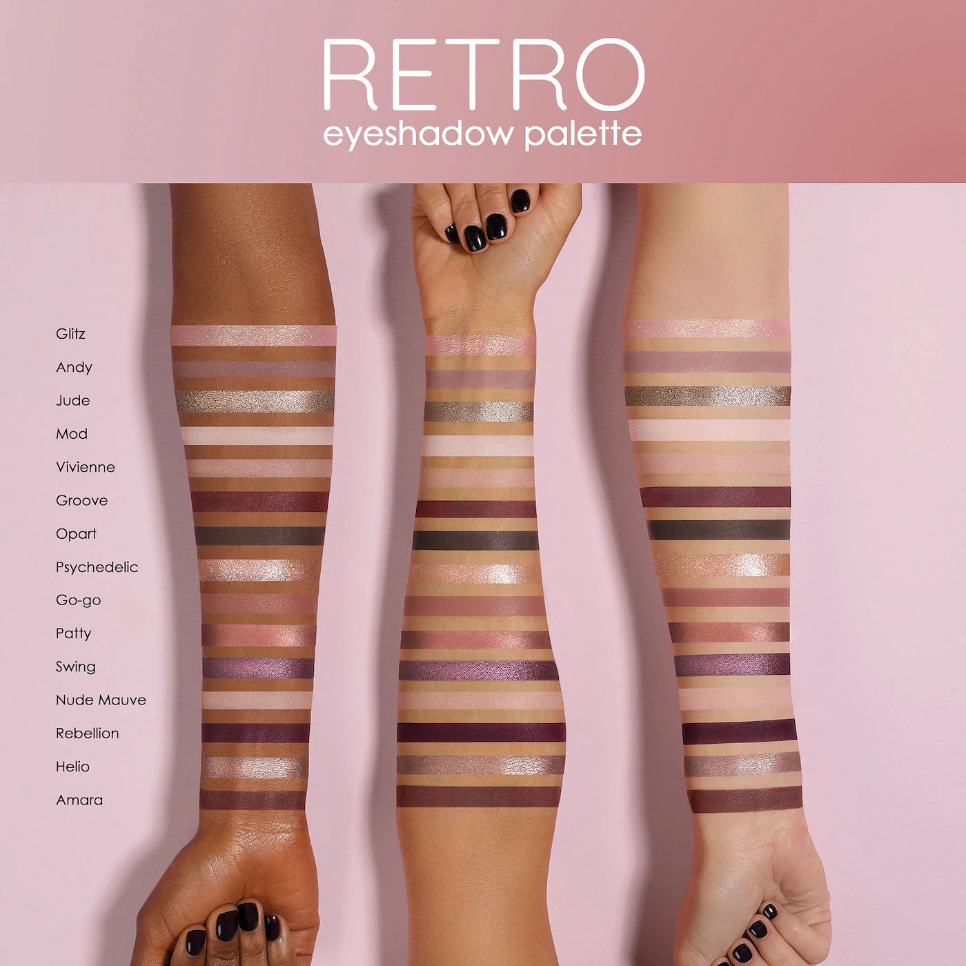 Paleta de sombras - Retro Eyeshadow Palette