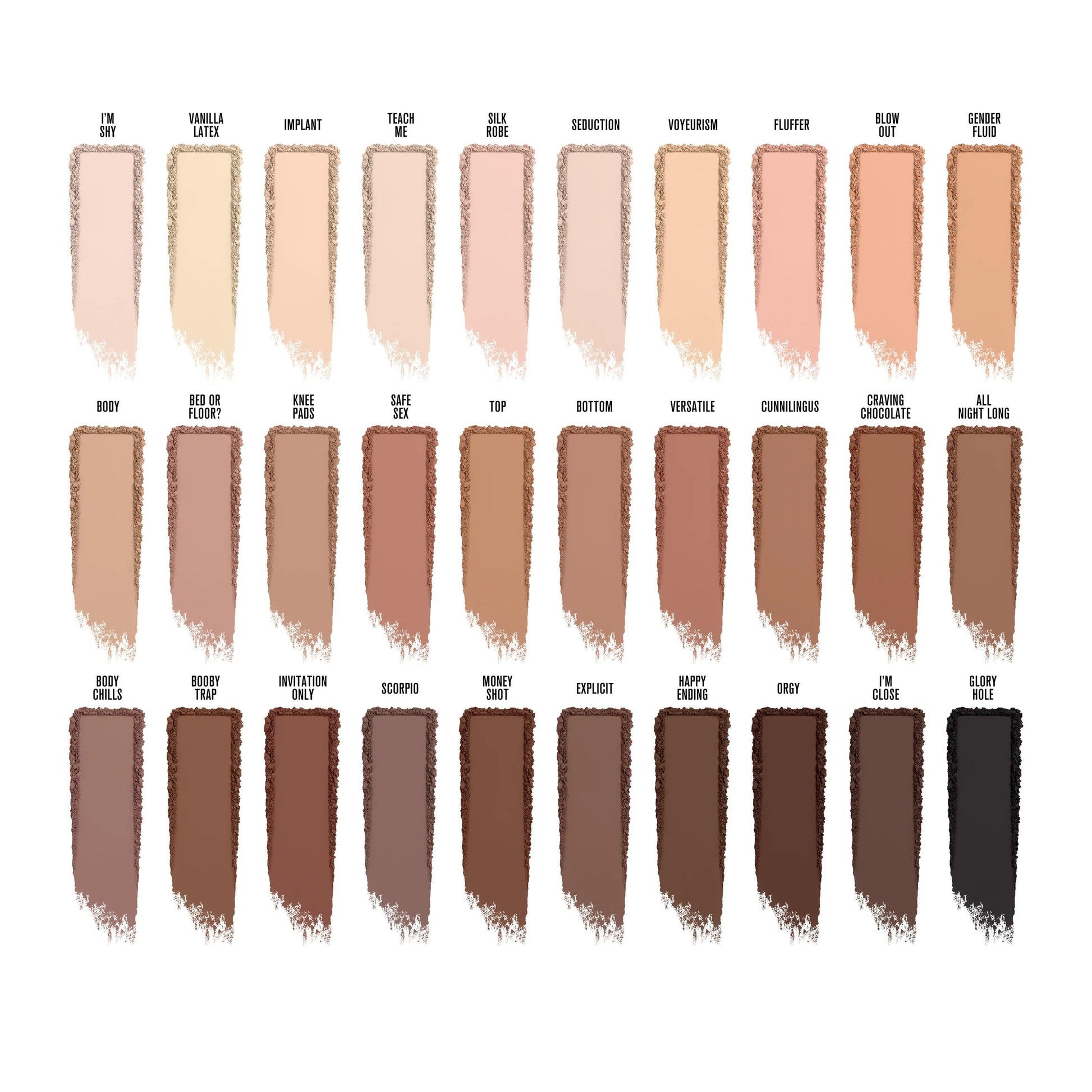 Orgy Eyeshadow Palette - By Mary Spahn