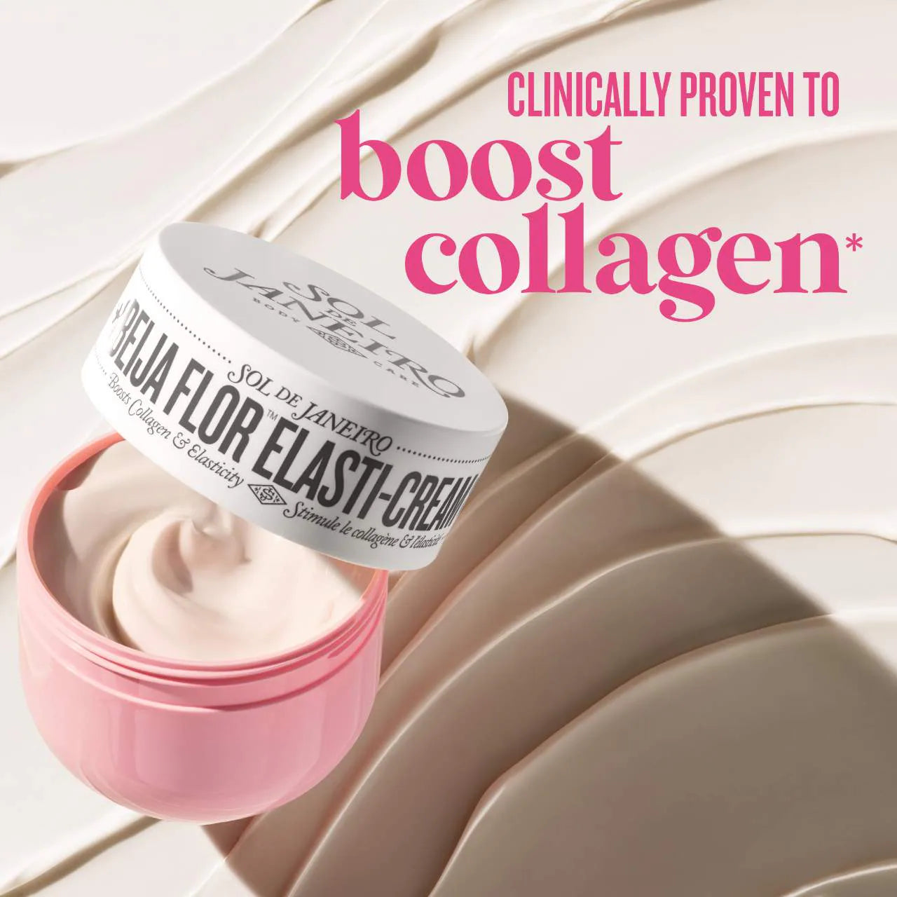 Crema corporal con colageno y escualeno - Beija Flor Collagen-Boosting Elasti-Cream with Bio-Retinol and Squalane