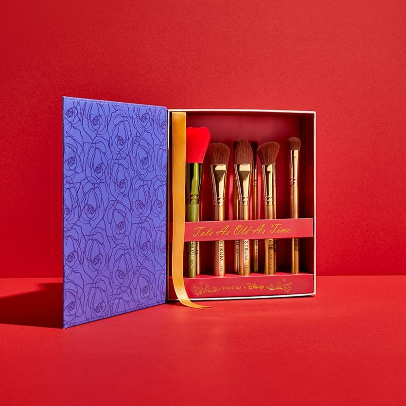 Set de Brochas de Maquillaje - Beauty and the Beast 12 Piece Makeup Brush Set EDICION LIMITADA