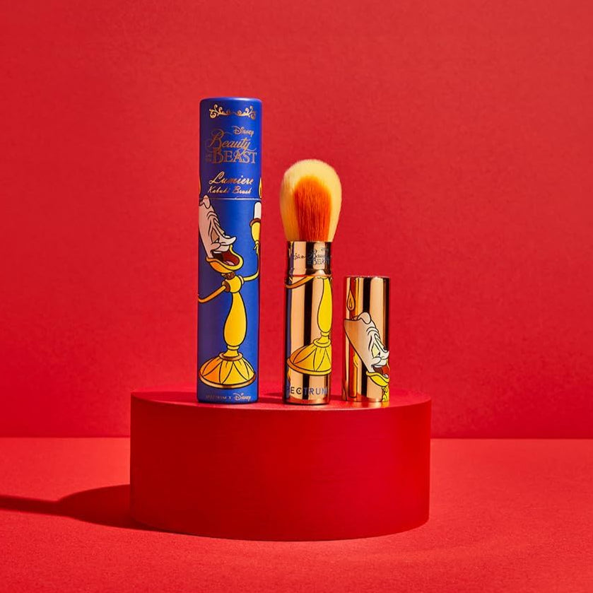 Brocha de Maquillaje Kabuki Retractil - Beauty and the Beast Lumiere Kabuki Make up Brush EDICION LIMITADA