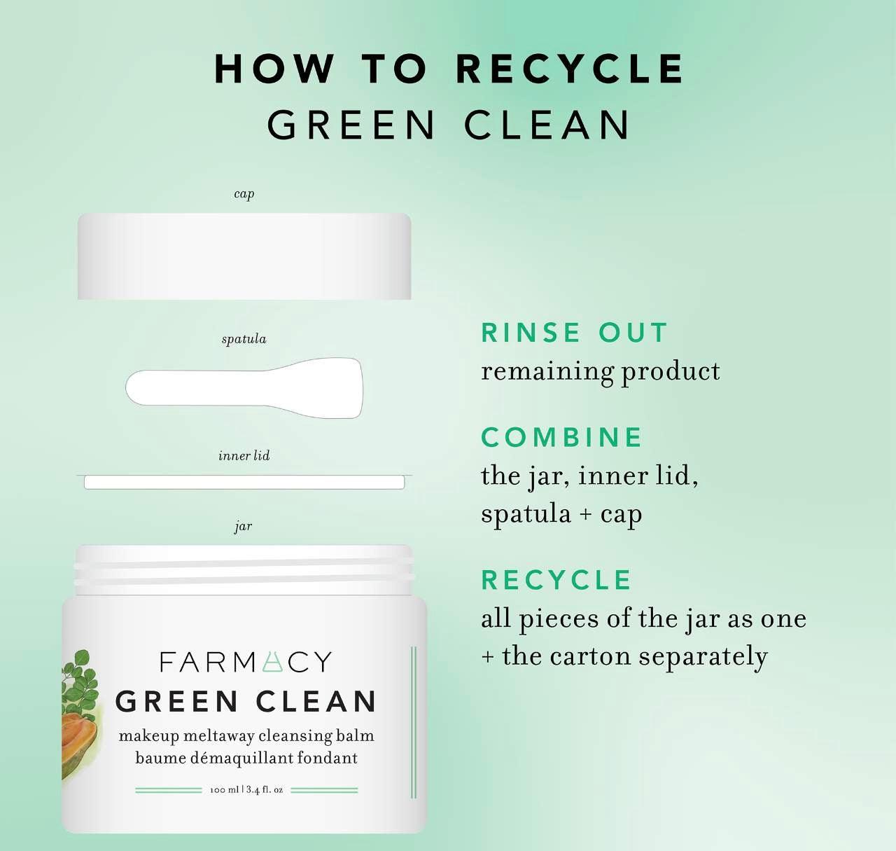 Green Clean Makeup Removing Cleansing Balm - By Mary Spahn