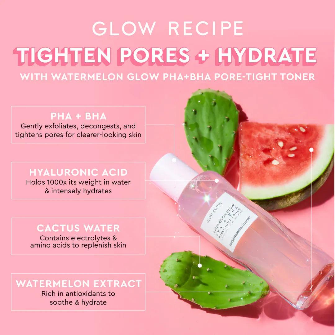 Mini Watermelon Glow PHA + BHA Pore-Tight Toner - By Mary Spahn