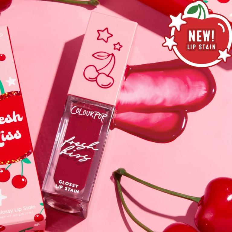 Fresh Kiss Glossy Lip Stain Cherry Collection - By Mary Spahn