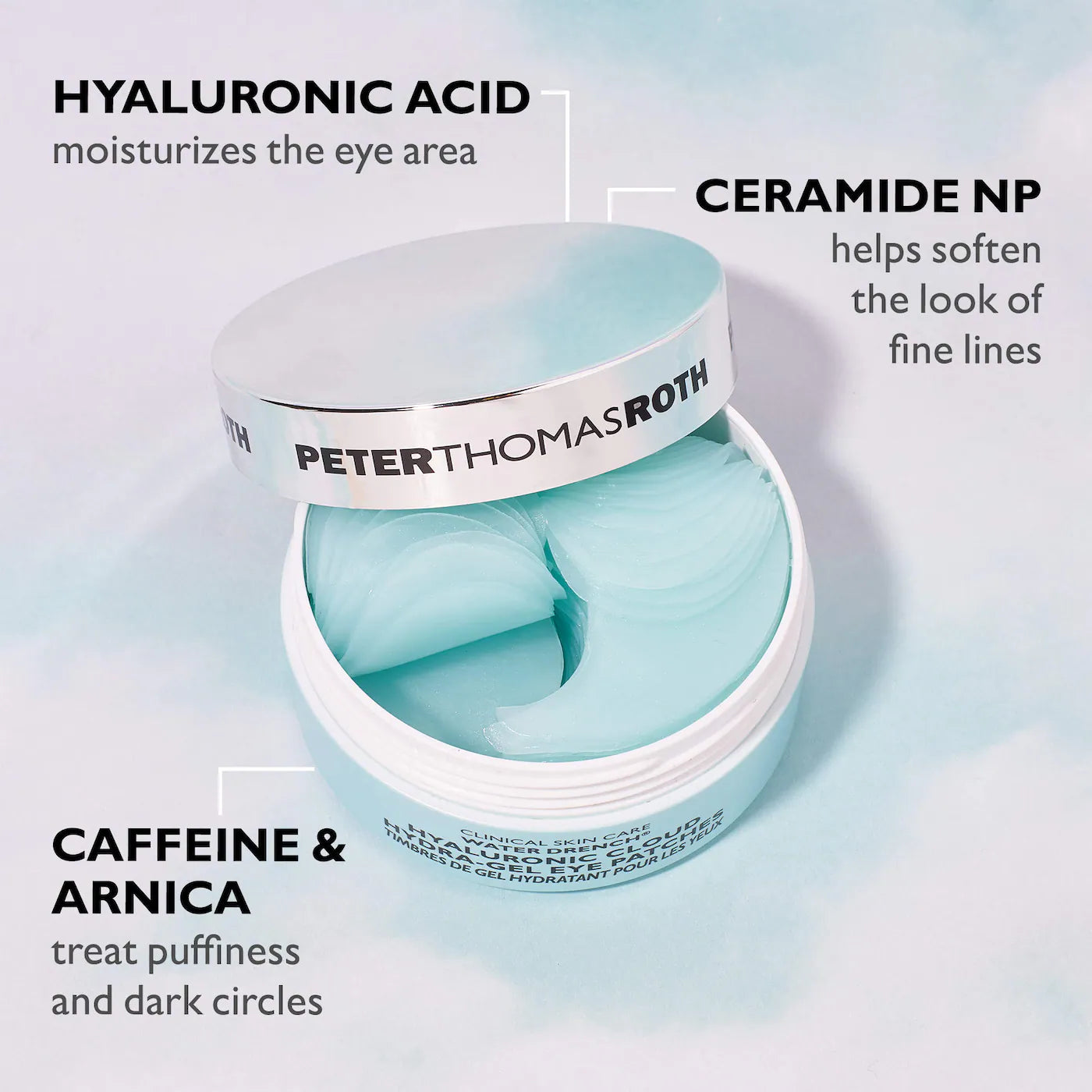 Full-Size Vitamin C & Hyaluronic Acid Eye Patches 2-Piece Gift Set