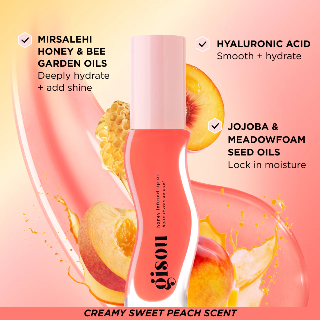 LIP OIL - Gisou Honey Infused Hydrating Lip Oil