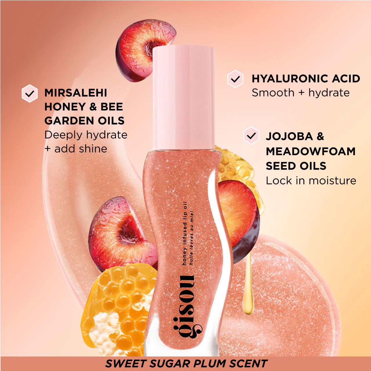LIP OIL - Gisou Honey Infused Hydrating Lip Oil