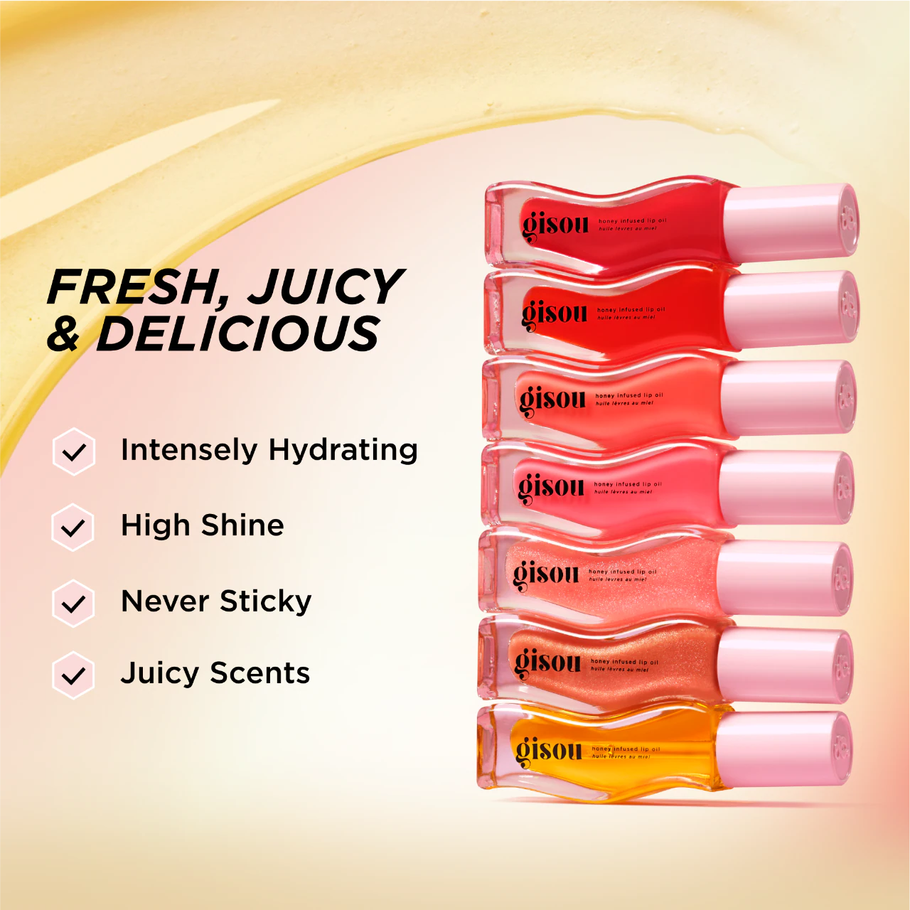 LIP OIL - Gisou Honey Infused Hydrating Lip Oil