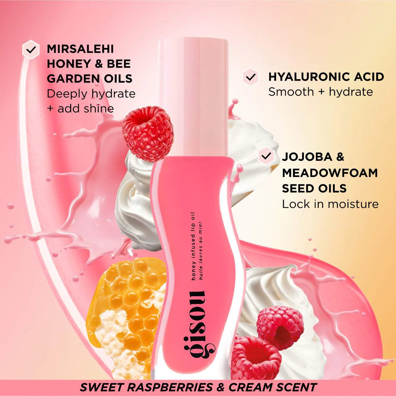 LIP OIL - Gisou Honey Infused Hydrating Lip Oil