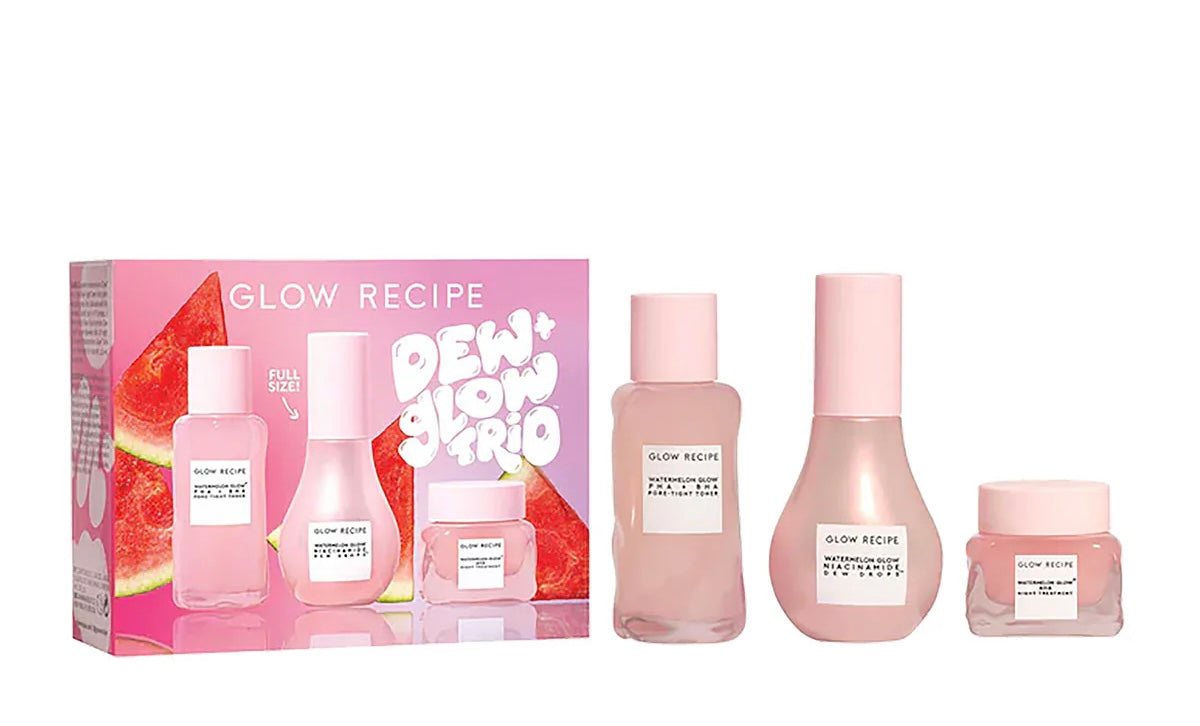 Set para una piel Glow - Glow recipe dew + glow trio